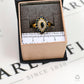 Pre-Owned 18ct Gold Oval Sapphire & Diamond Cluster Ring