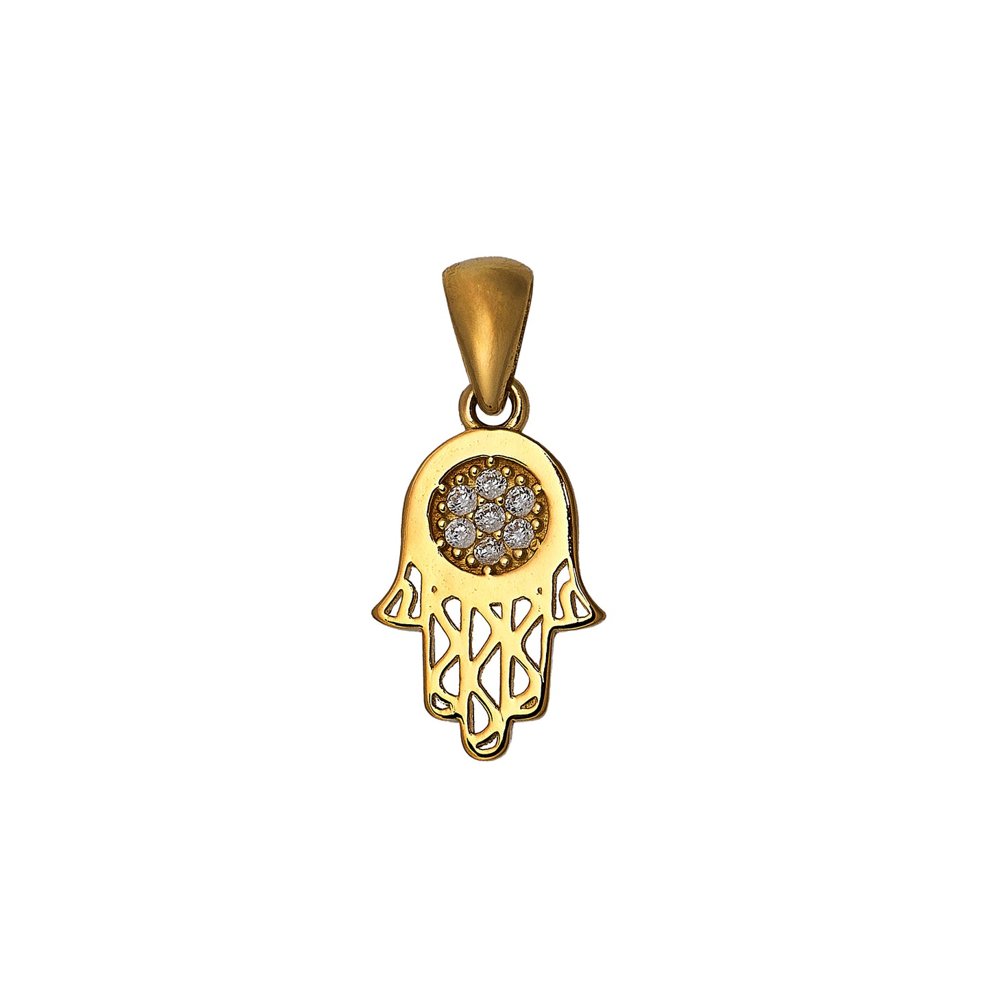 Pre-Owned 14ct Gold Hamsa Pendant