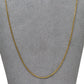 Pre-Owned 14ct Gold Square Belcher Chain Necklace 22 Inch