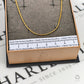 Pre-Owned 14ct Gold Square Belcher Chain Necklace 22 Inch