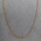 Pre-Owned 14ct Gold Twist Curb Chain Necklace 20 Inch