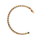 Pre-Owned 14ct Rose & White Gold Chain Bracelet