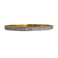 Pre-Owned 9ct Gold CZ Hinged Bangle