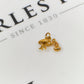 Pre-Owned 9ct Gold Stork & Baby Charm