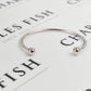 Pre-Owned 9ct White Gold Torque Bangle