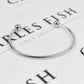 Pre-Owned 9ct White Gold Torque Bangle