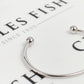 Pre-Owned 9ct White Gold Torque Bangle
