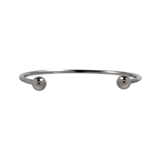 Pre-Owned 9ct White Gold Torque Bangle