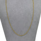 Pre-Owned 9ct Gold Prince Of Wales Chain Necklace 20 Inch