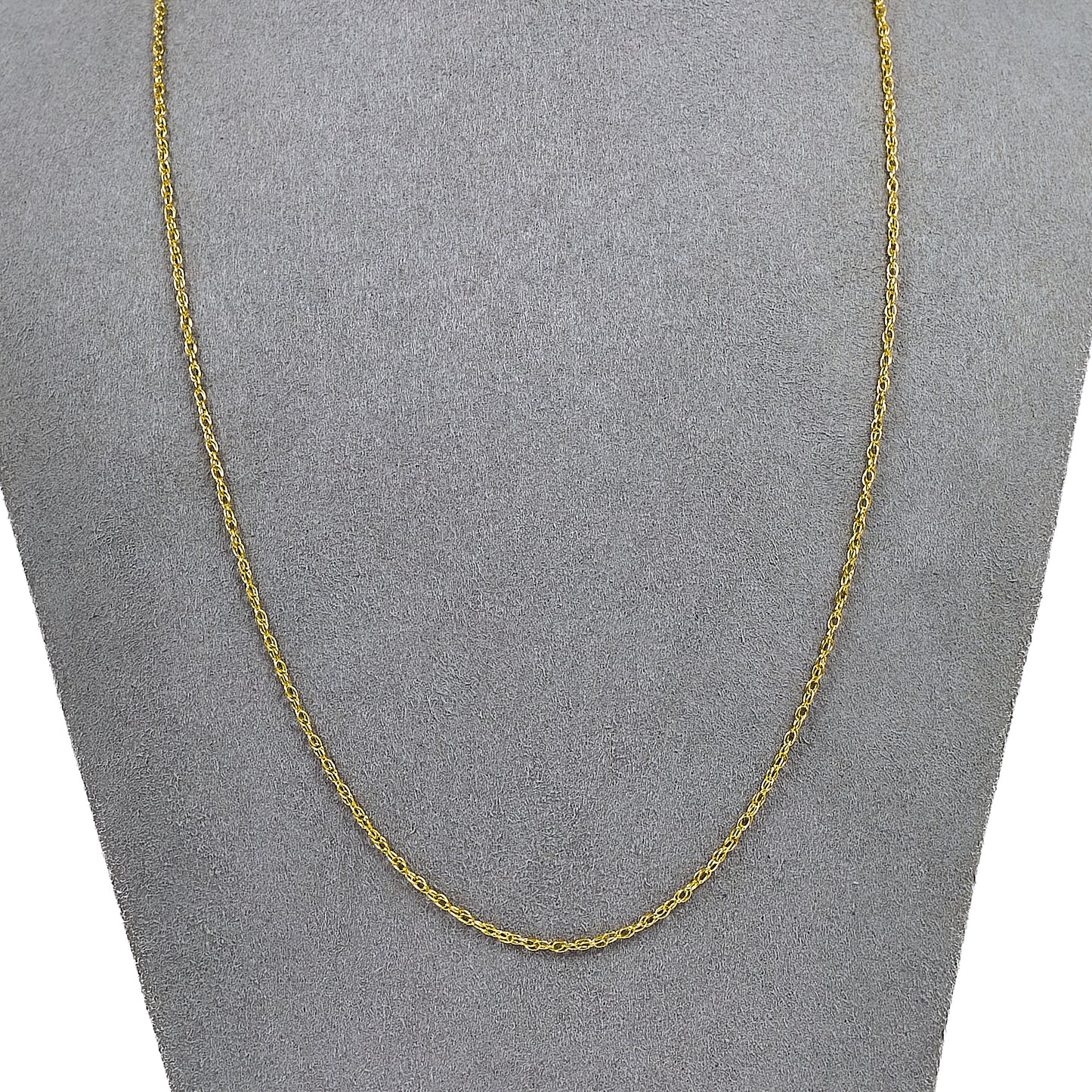 Pre-Owned 9ct Gold Prince Of Wales Chain Necklace 20 Inch