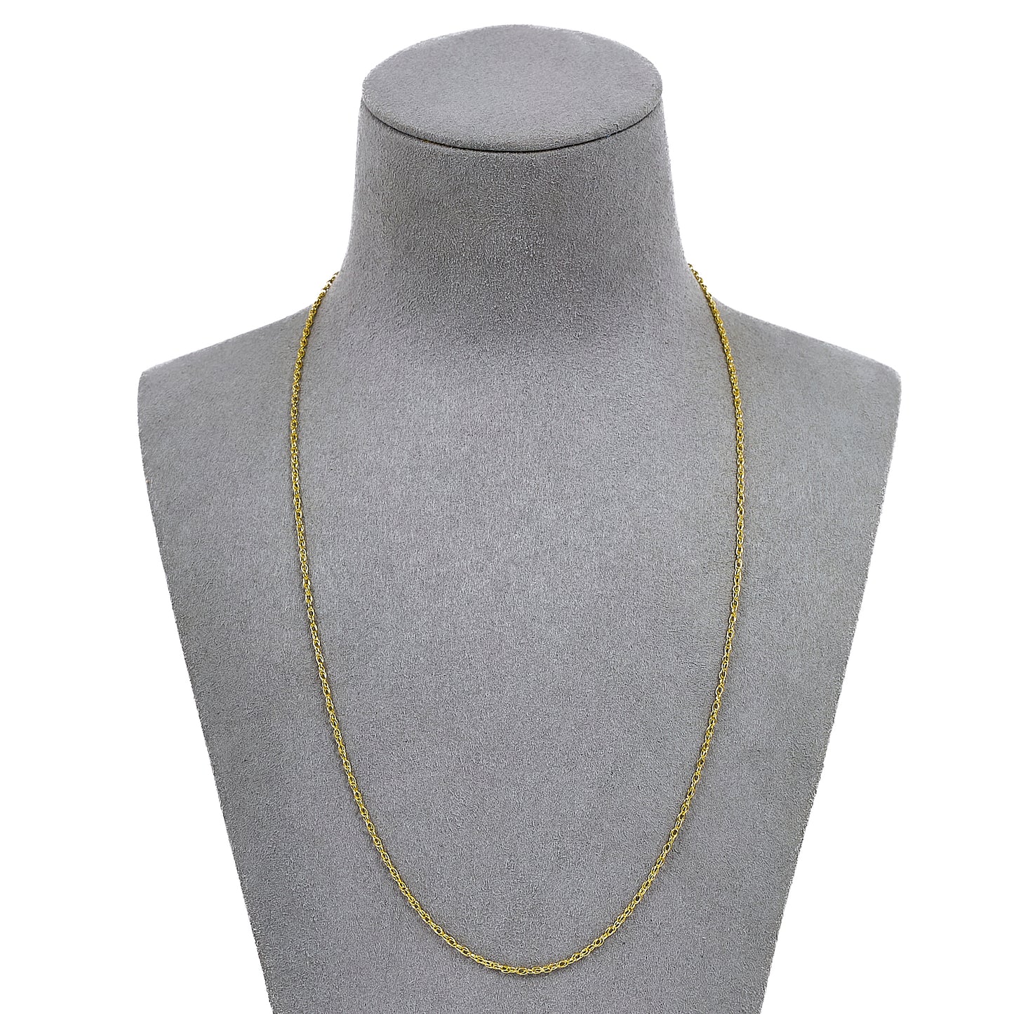 Pre-Owned 9ct Gold Prince Of Wales Chain Necklace 20 Inch