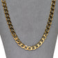 Pre-Owned 9ct Gold Curb Chain Necklace 22 Inch