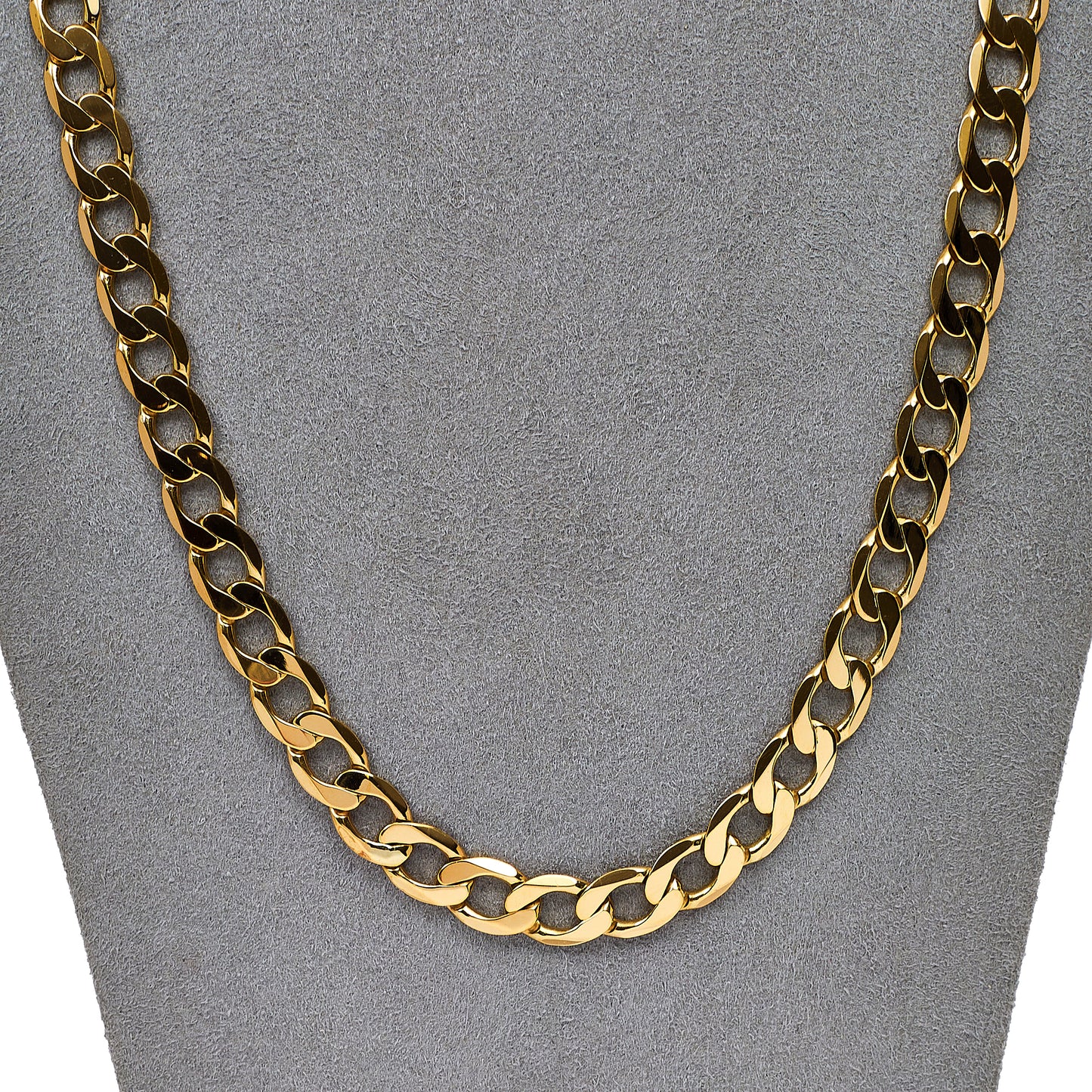 Pre-Owned 9ct Gold Curb Chain Necklace 22 Inch