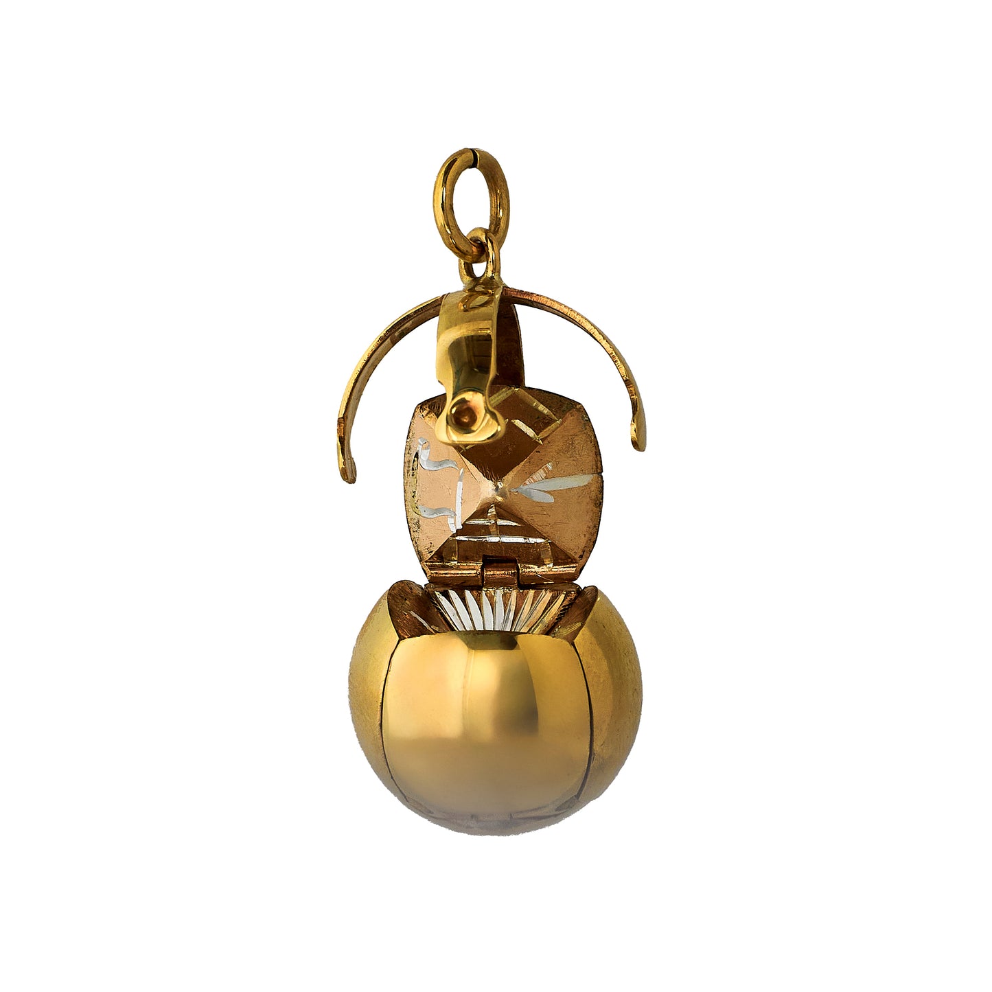 Pre-Owned 9ct Gold & Silver Gilt Masonic Orb