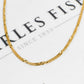 Pre-Owned 9ct Gold Twist Curb Chain Necklace 18 Inch