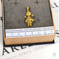 Pre-Owned 9ct Gold Multicolor CZ Rag Doll Pendant