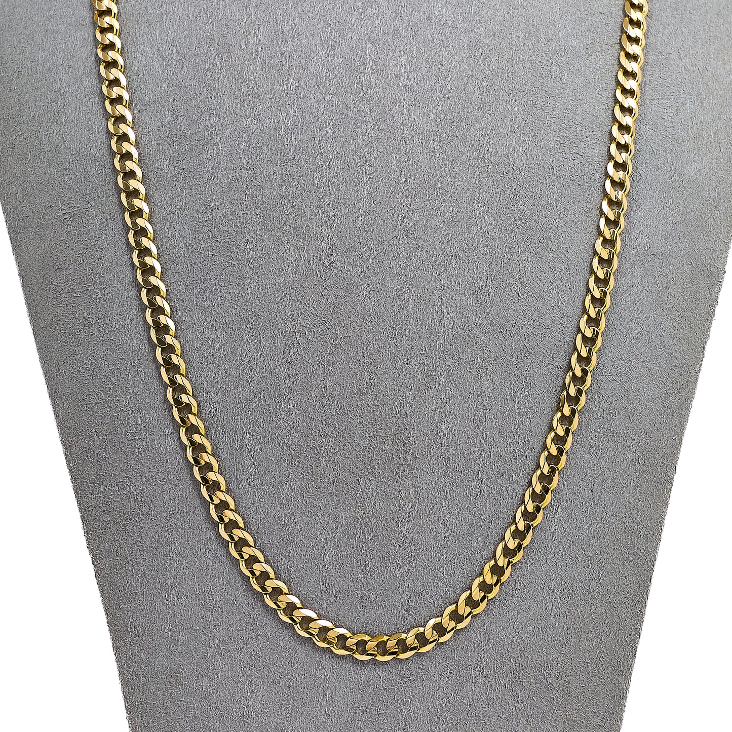 Pre-Owned 14ct Gold Curb Chain Necklace 22 Inch