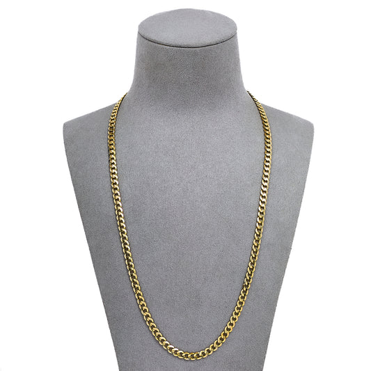 Pre-Owned 14ct Gold Curb Chain Necklace 22 Inch