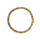 Pre-Owned 9ct Gold 2 Tone Square Link Bracelet 7.5 Inch
