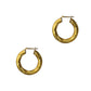 Pre-Owned 9ct Gold Twist Creole Hoop Earrings