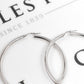 Pre-Owned 18ct White Gold Creole Hoop Earrings