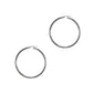 Pre-Owned 18ct White Gold Creole Hoop Earrings