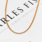 Pre-Owned 9ct Gold Belcher Chain Necklace 24 Inch