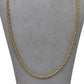 Pre-Owned 9ct Gold Prince Of Wales Necklace 24 Inch