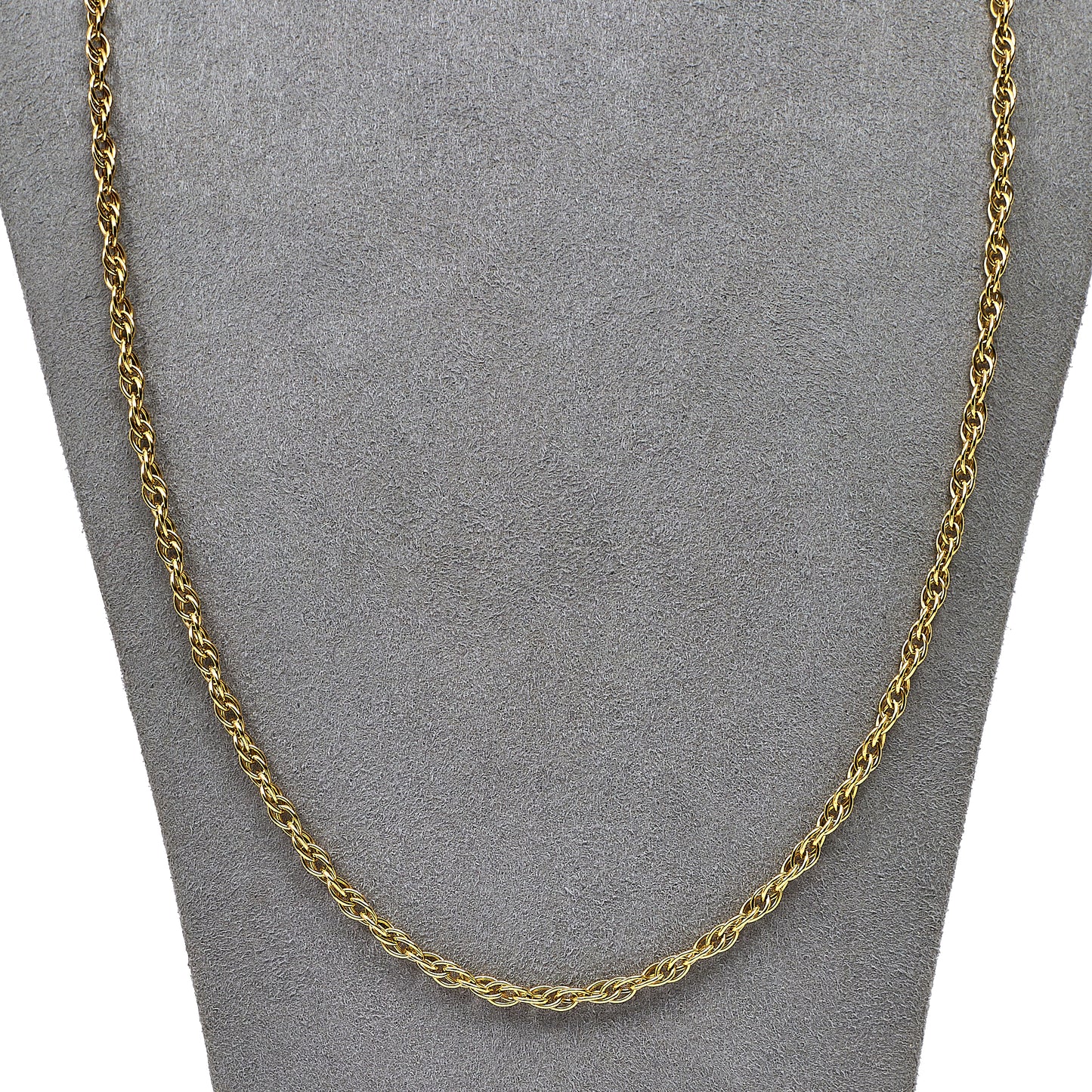 Pre-Owned 9ct Gold Prince Of Wales Necklace 24 Inch