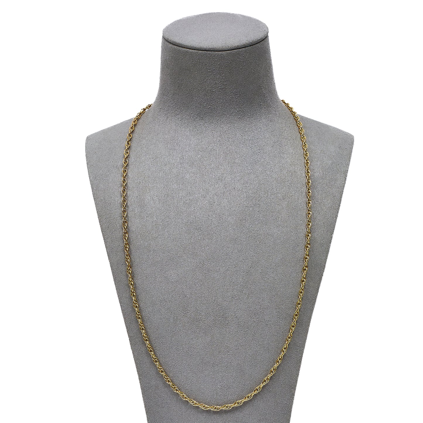 Pre-Owned 9ct Gold Prince Of Wales Necklace 24 Inch