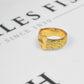 Pre-Owned 9ct Gold Buckle Ring Size O