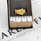 Pre-Owned 9ct Gold Buckle Ring Size O