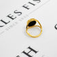 Pre-Owned 18ct Gold Oval Opal Triplet Ring Size O