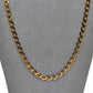 Pre-Owned 9ct Gold Curb Chain Necklace 22 Inch