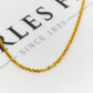 Pre-Owned 18ct Gold Twist Design Necklace 16 Inch