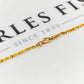 Pre-Owned 18ct Gold Twist Design Necklace 16 Inch