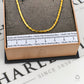 Pre-Owned 18ct Gold Twist Design Necklace 16 Inch