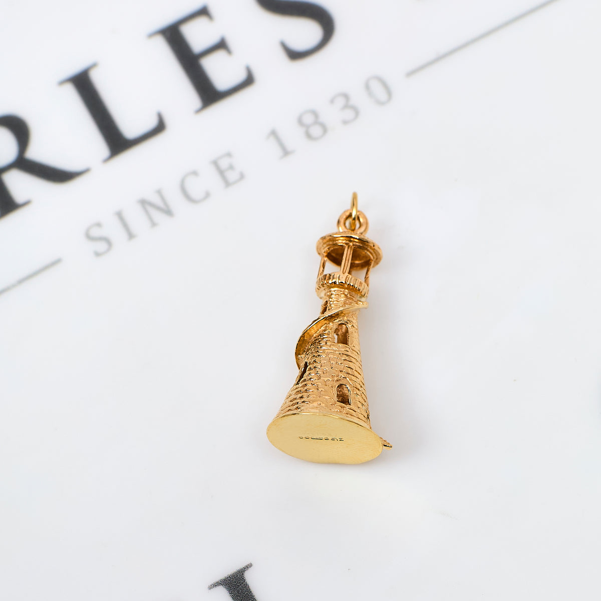 Pre-Owned 9ct Gold Light House Charm