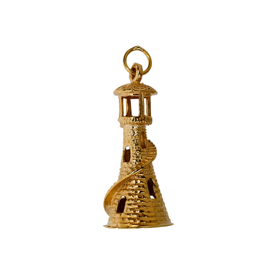 Pre-Owned 9ct Gold Light House Charm