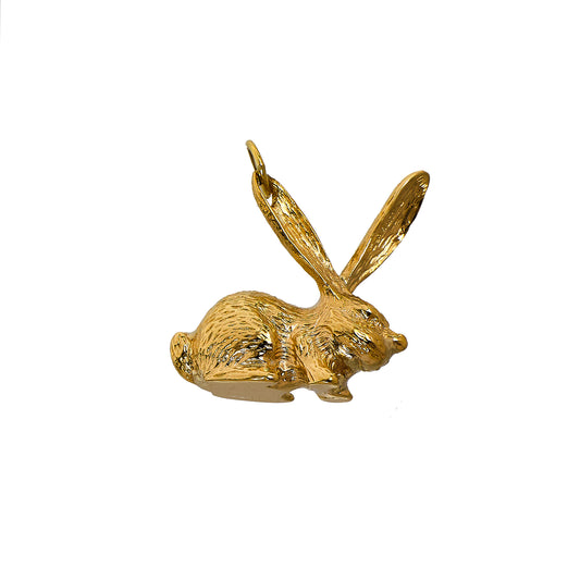 Pre-Owned 9ct Gold Rabbit Charm