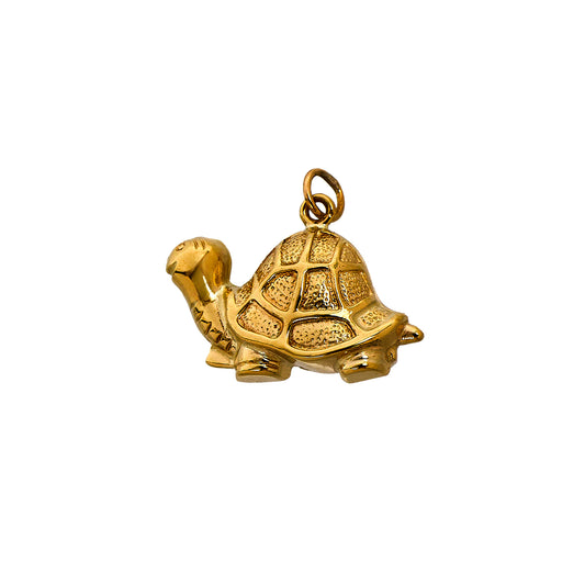 Pre-Owned 9ct Gold Turtle Charm