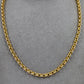 Pre-Owned 9ct Gold Belcher Chain Necklace 18 Inch