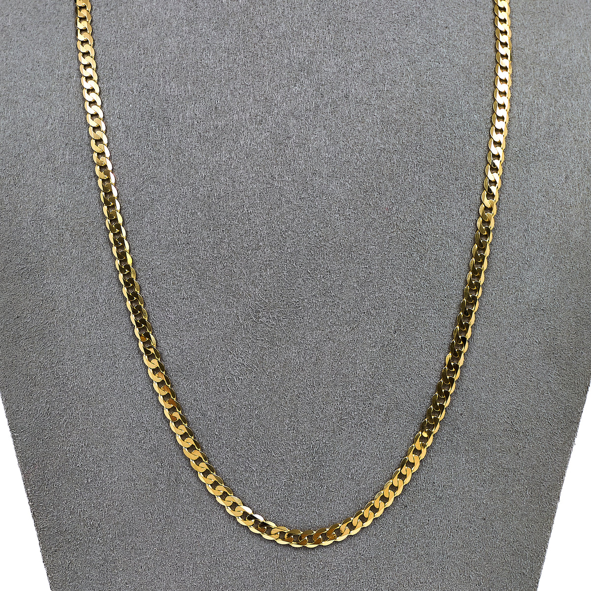 Pre-Owned 9ct Gold Curb Chain Necklace 20 Inch