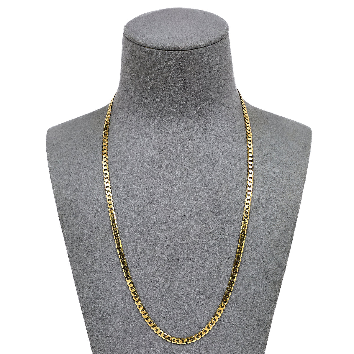 Pre-Owned 9ct Gold Curb Chain Necklace 20 Inch
