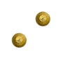 Pre-Owned 14ct Gold Faceted Dome Stud Earrings