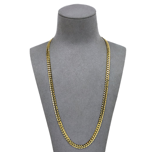 Pre-Owned 18ct Gold Curb Chain Necklace 24 Inch