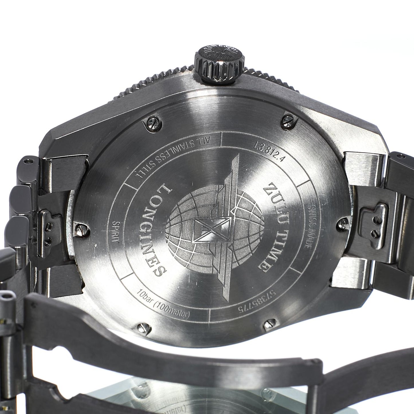 Pre-Owned Longines Spirit Zulu Time L3.812.4.50.6