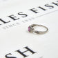 Pre-Owned 9ct White Gold Heart Pink Sapphire & Diamond Cluster Ring