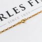 Pre-Owned 9ct Gold Oval Link Gold Necklace 16 Inch
