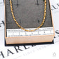 Pre-Owned 9ct Gold Oval Link Gold Necklace 16 Inch